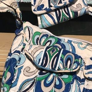 Vera Bradley Libby Mediterranean white w wallet